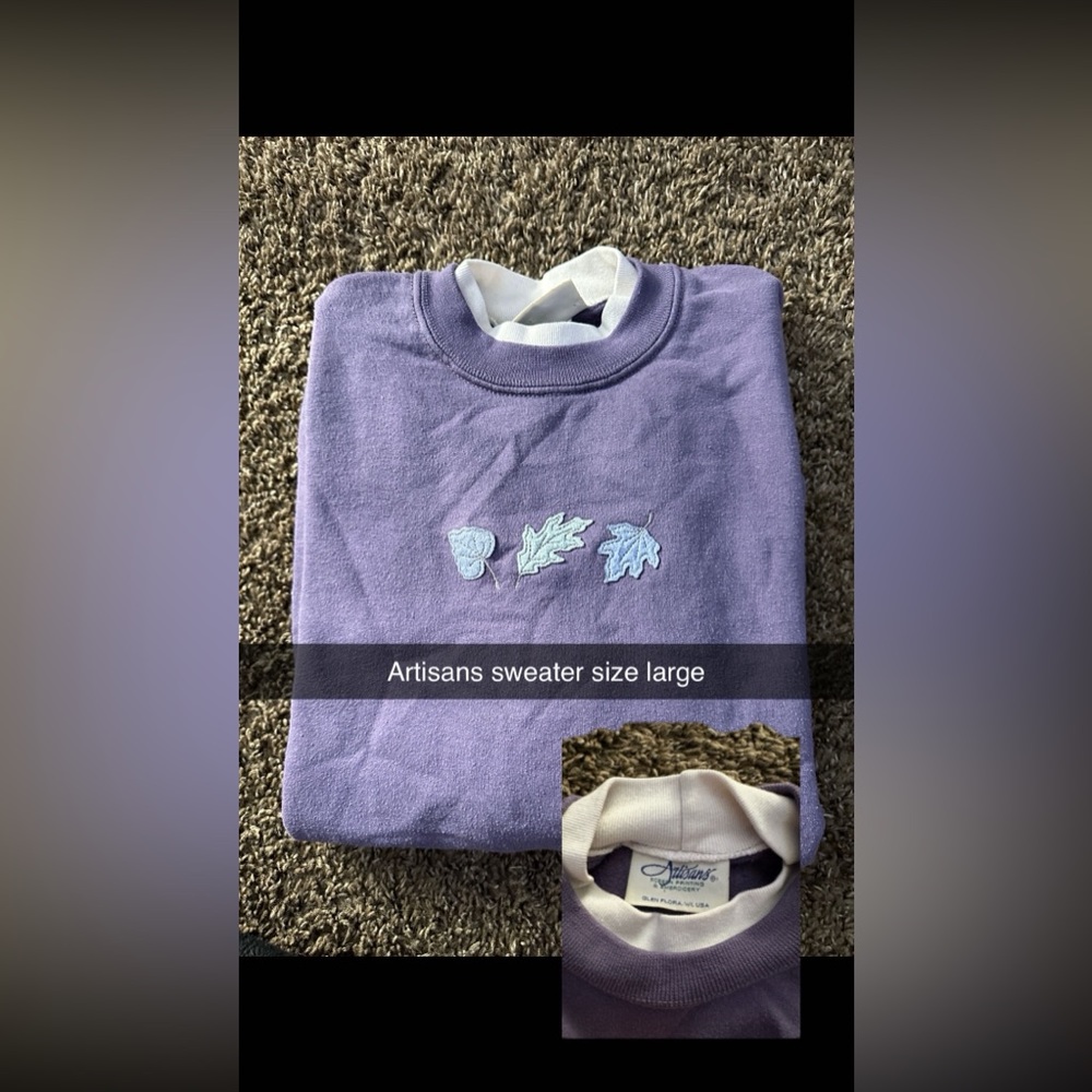 Vintage artisans sweater